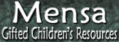 Mensa Gifted Children's Resources Logo.