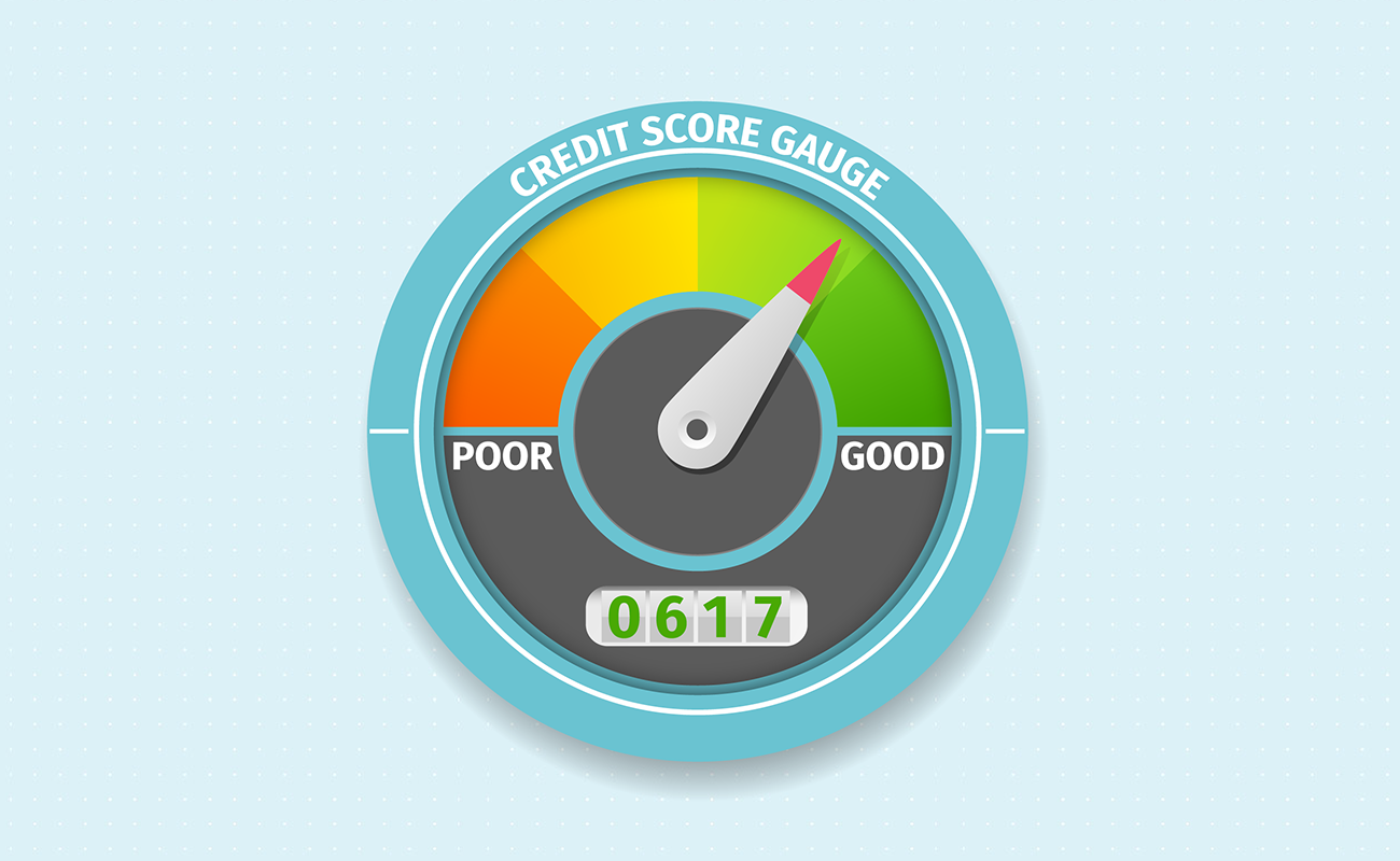 Good credit score meter