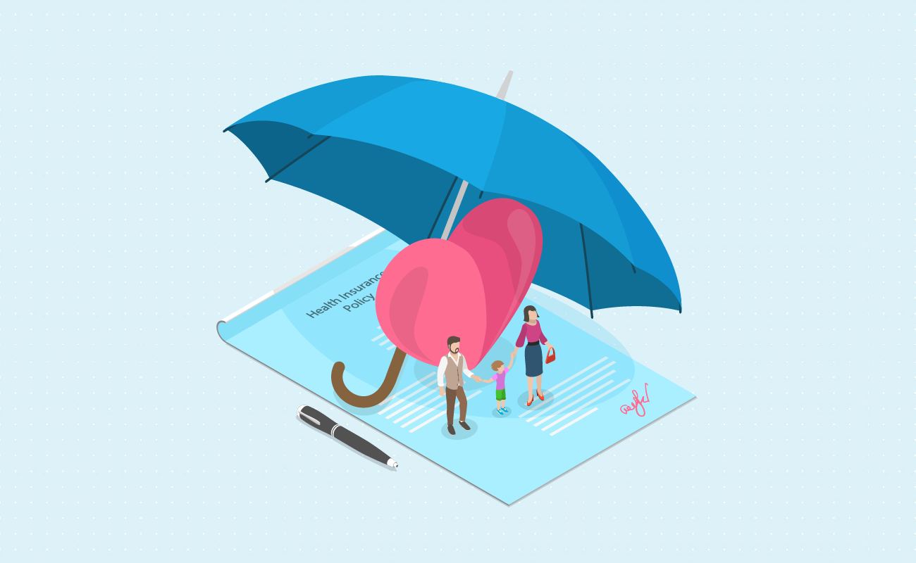 Health insurance under an umbrella.